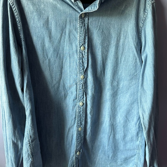 Vineyard Vines Blue Denim Classic Fit Murray Shirt Size M - Picture 3 of 14